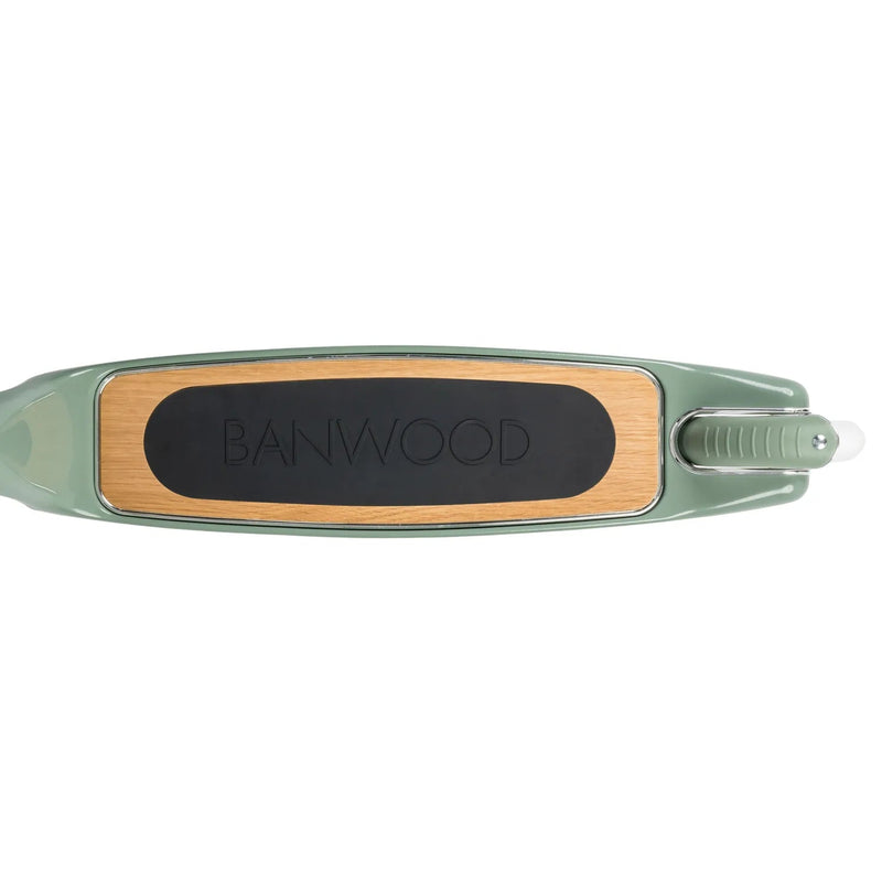 Banwood Maxi Scooter | Vintage Green | Oak Deck | Ages 6+