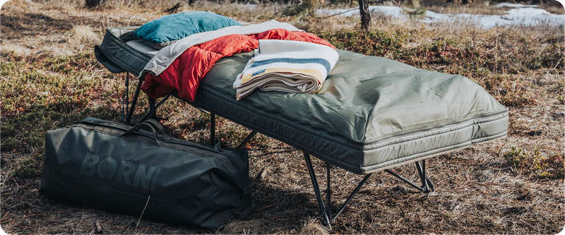 Badger Bed Baja Bundle | Modular Sleep System with Sonora Sheets & Baja Quilt | 25" or 30"