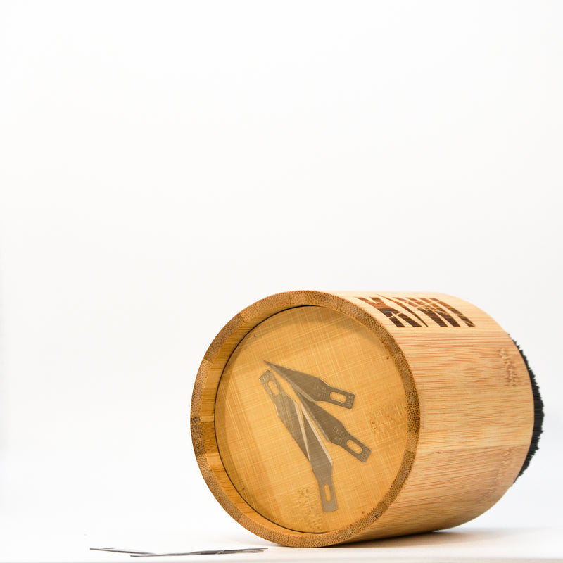 Ergokiwi Nest Desk Organizer | Magnetic Tool Holder | Hidden Blade Storage