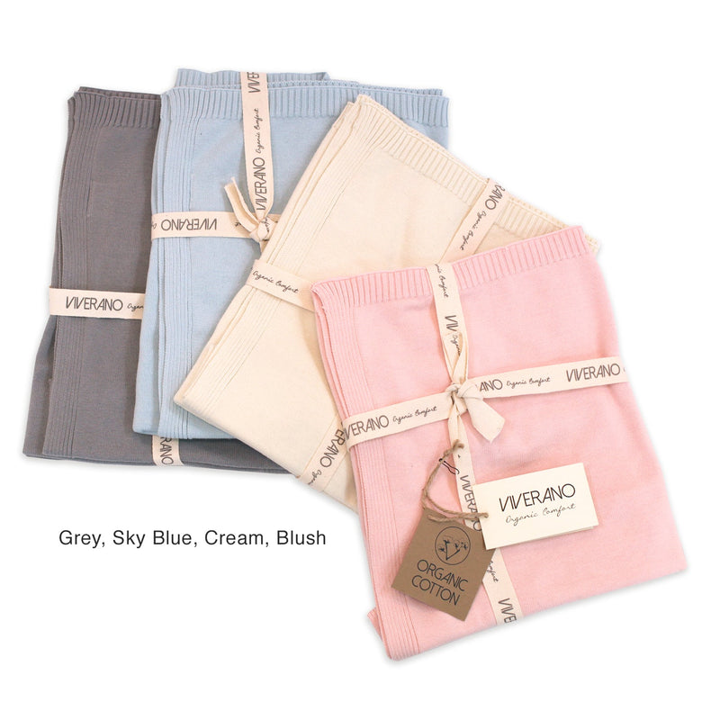 Milan Knit Baby Blanket | Organic Cotton