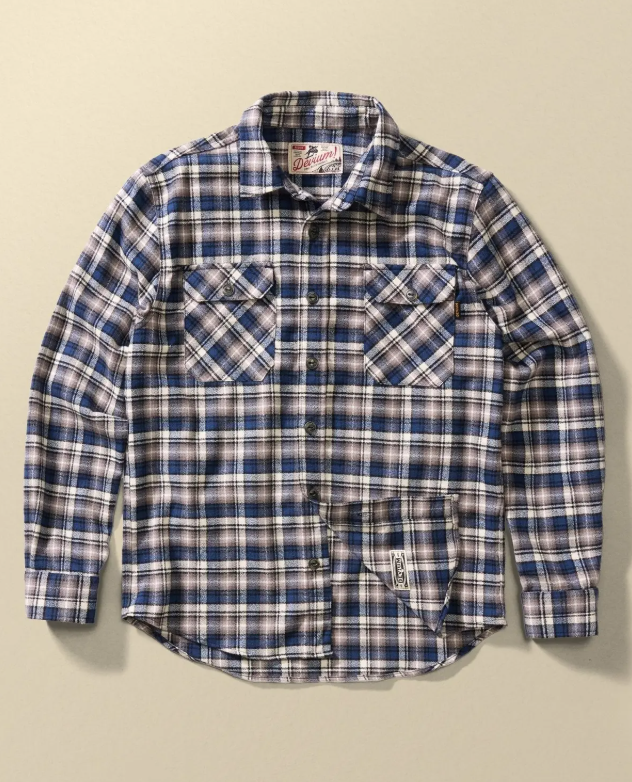 Boca Flannel Shirt | 7oz Organic Cotton | Double-Brushed