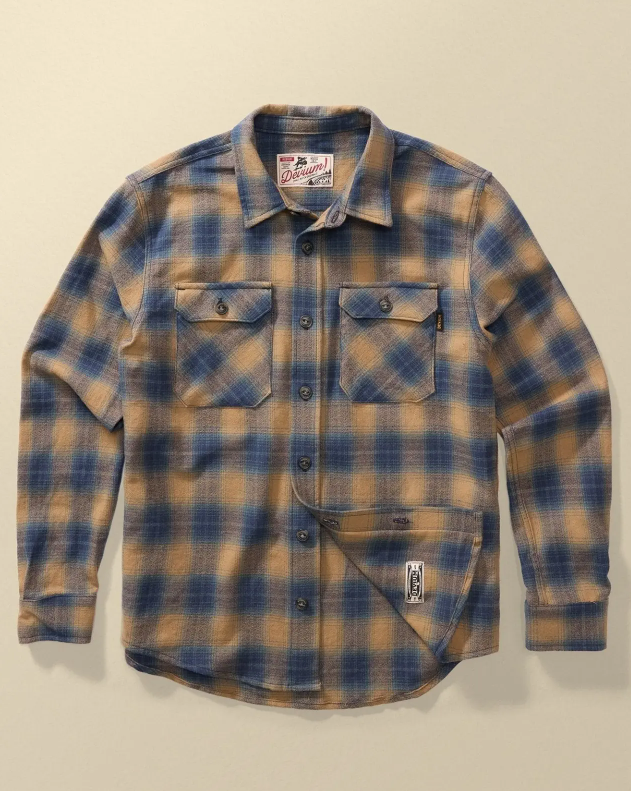 Boca Flannel Shirt | 7oz Organic Cotton | Double-Brushed