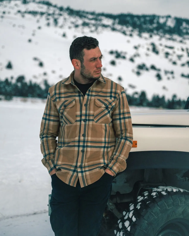 Boca Flannel Shirt | 7oz Organic Cotton | Double-Brushed