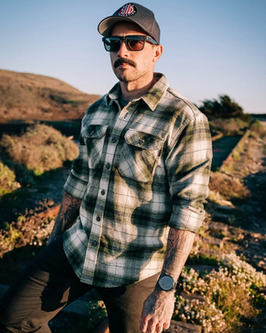 Boca Flannel Shirt | 7oz Organic Cotton | Double-Brushed