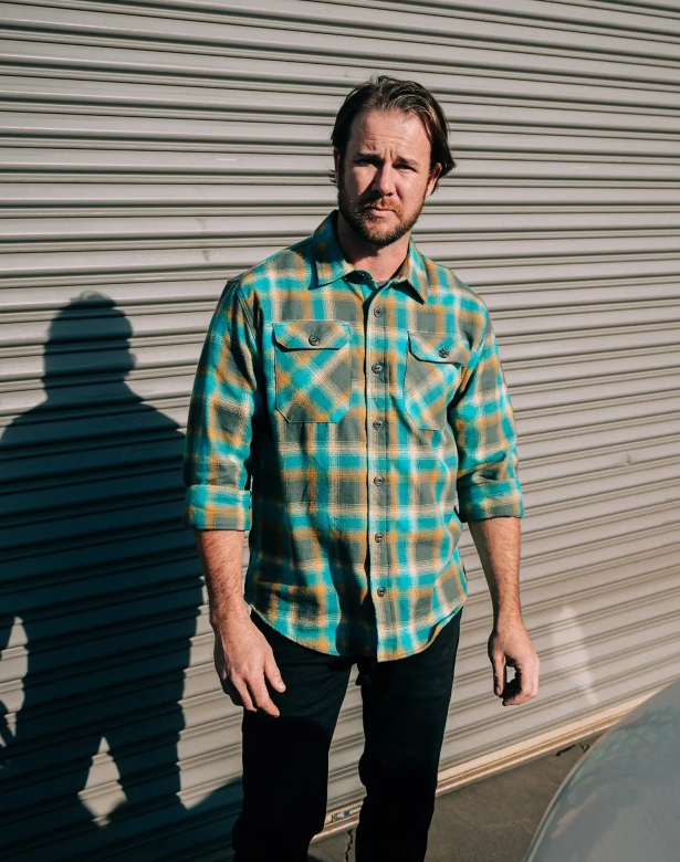 Boca Flannel Shirt | 7oz Organic Cotton | Double-Brushed