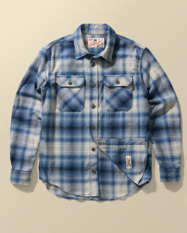Boca Flannel Shirt | 7oz Organic Cotton | Double-Brushed