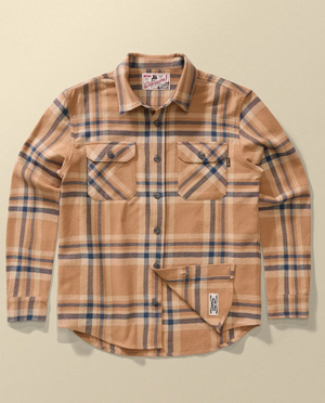 Boca Flannel Shirt | 7oz Organic Cotton | Double-Brushed