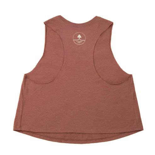 Every Body Cropped Tank | Hand Screen-Printed