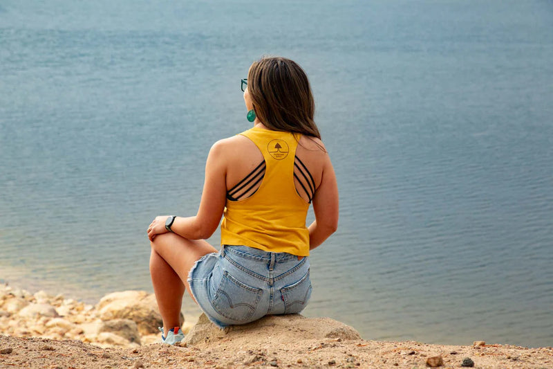 Every Body Cropped Tank | Hand Screen-Printed