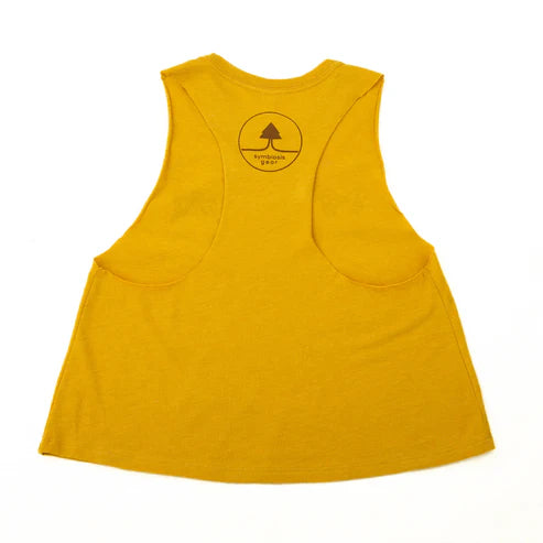 Every Body Cropped Tank | Hand Screen-Printed