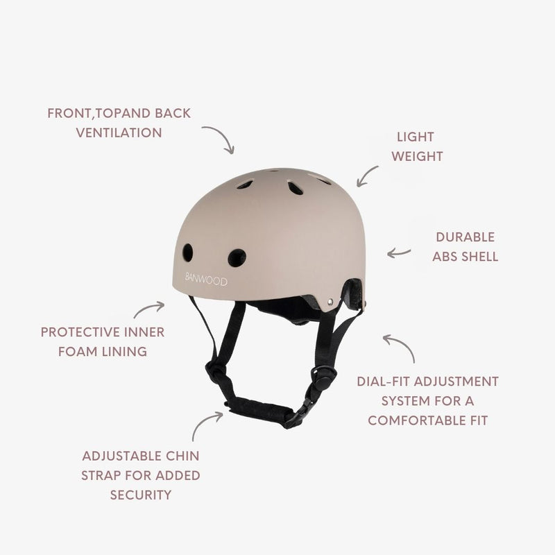 Banwood Kids Helmet | Matte Beige | 50-54 cm
