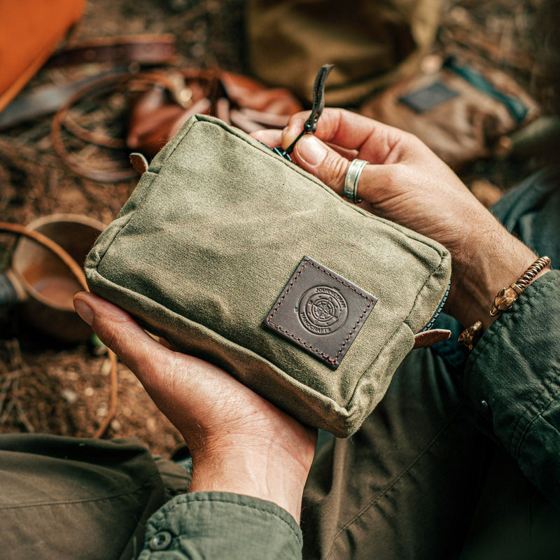 Canvas Belt Pouch | Heavy-Duty Waxed Canvas