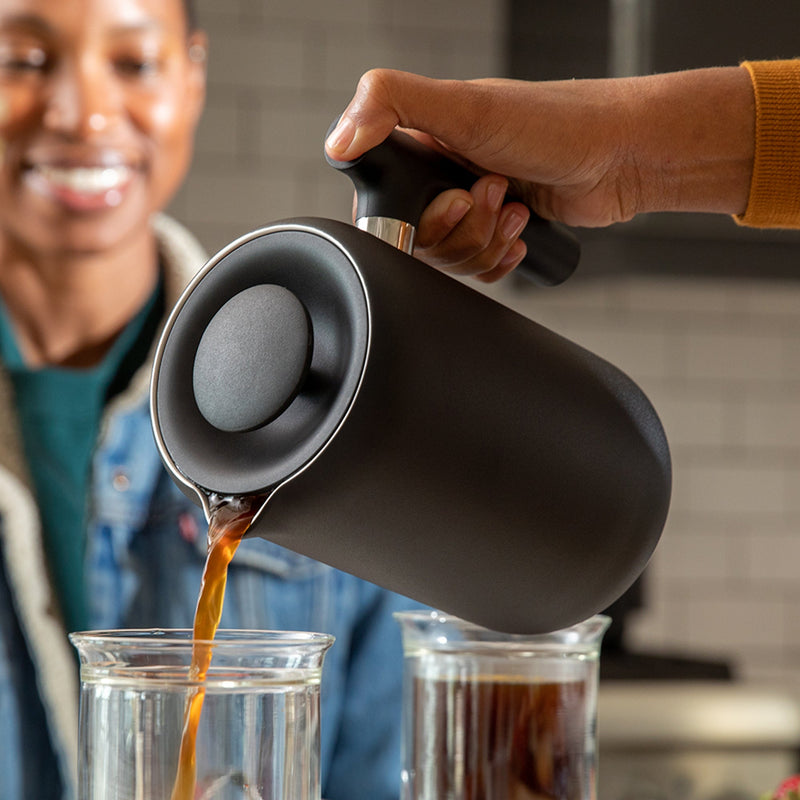 Clara French Press | 24 oz Vacuum-Insulated | Stainless Steel