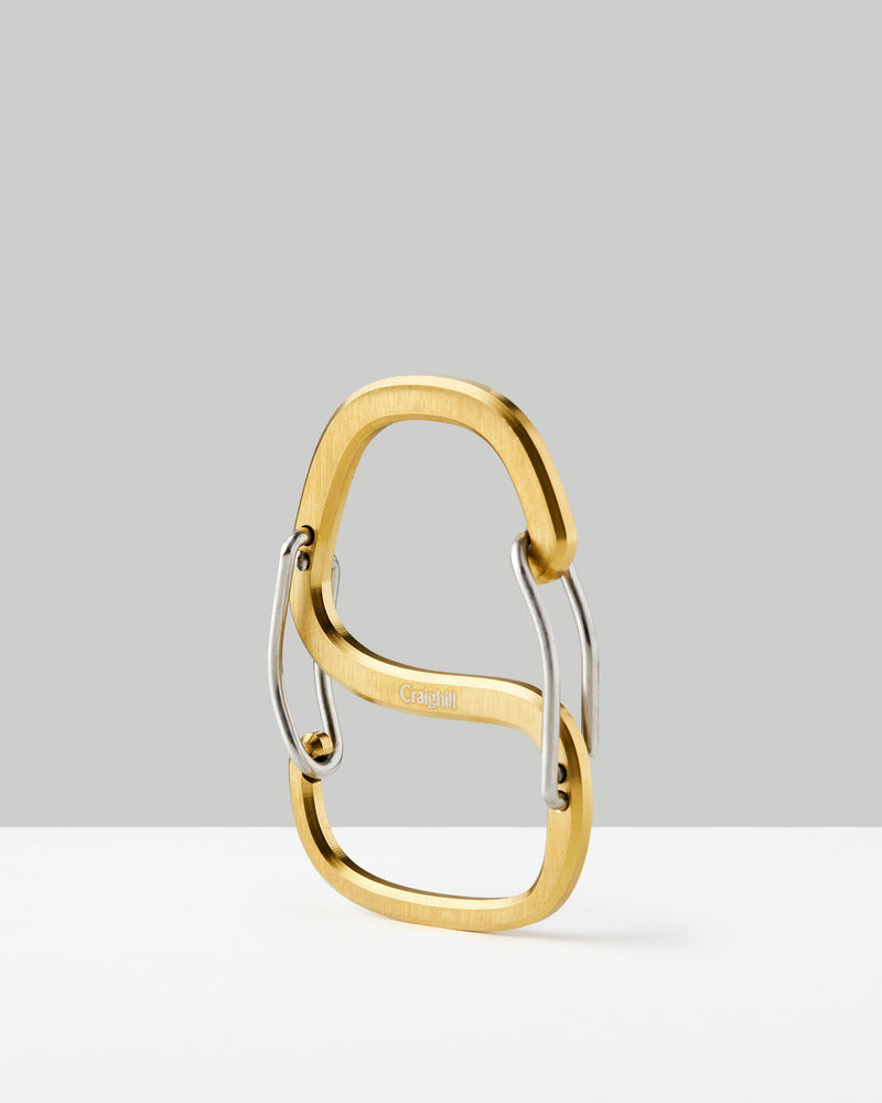 Coachwhip Carabiner | CNC Stainless Steel | Wire Gate | 2.4"