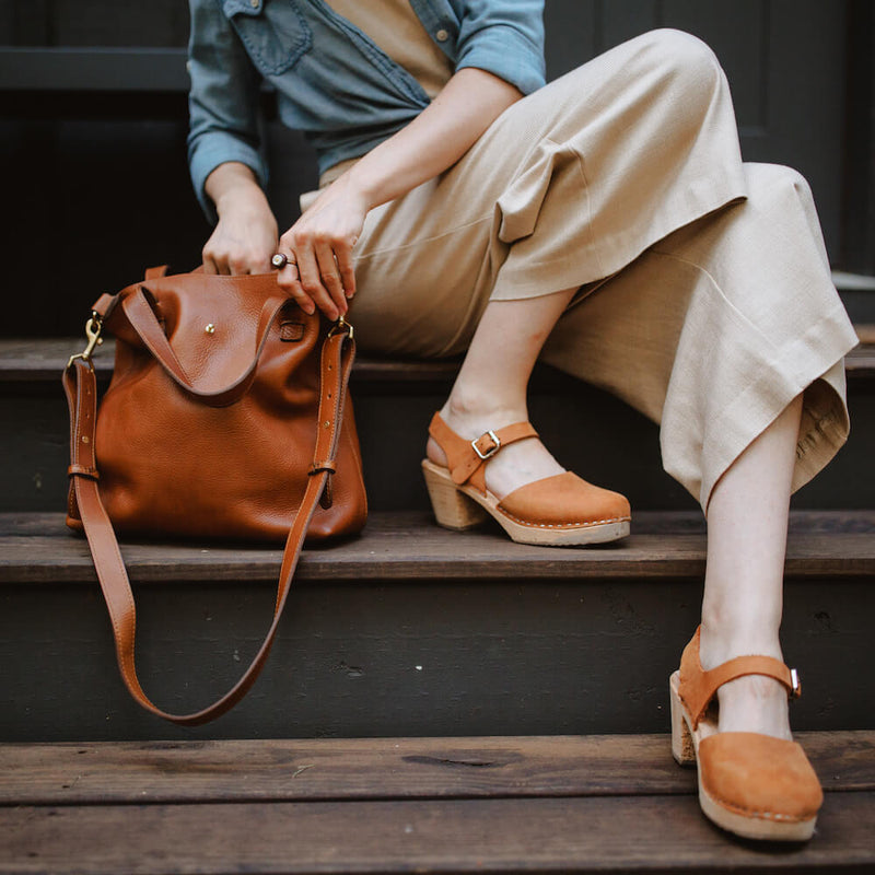 Craft & Forge Leather Tote | Full-Grain Steerhide | Mission Mercantile