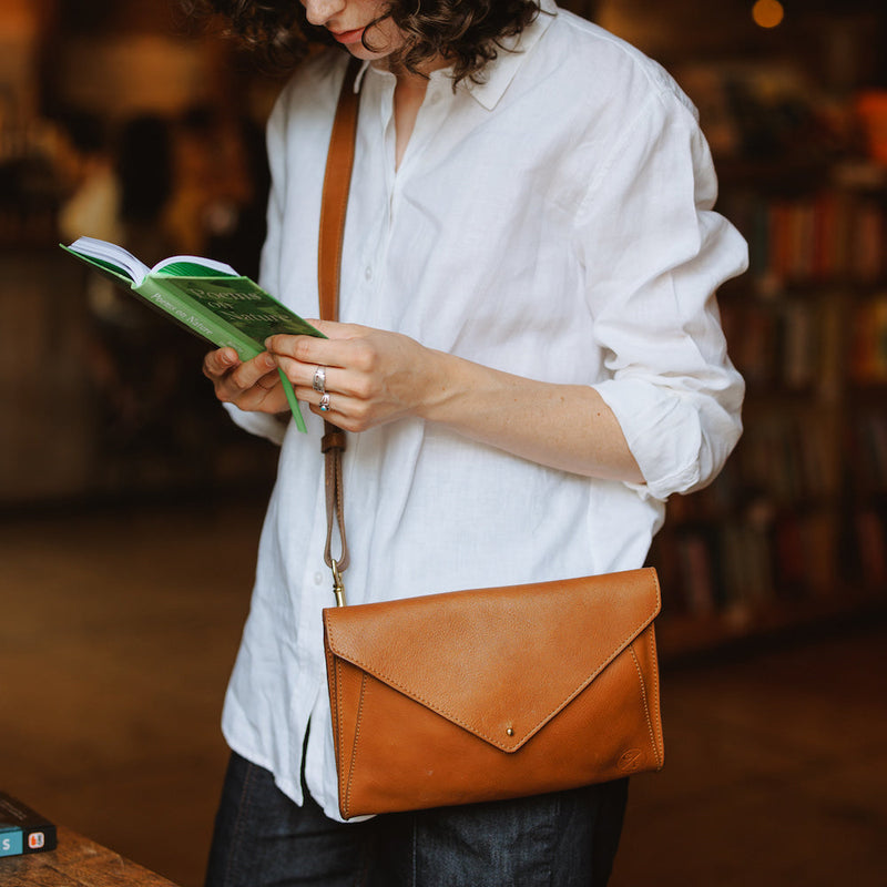 Craft & Forge Leather Crossbody Bag | Full-Grain Leather | Handcrafted in Mexico & Texas