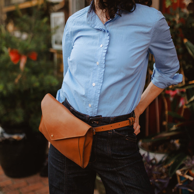 Craft & Forge Leather Crossbody Bag | Full-Grain Leather | Handcrafted in Mexico & Texas