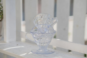 Hario V60 Plastic Coffee Dripper | Clear | Japan