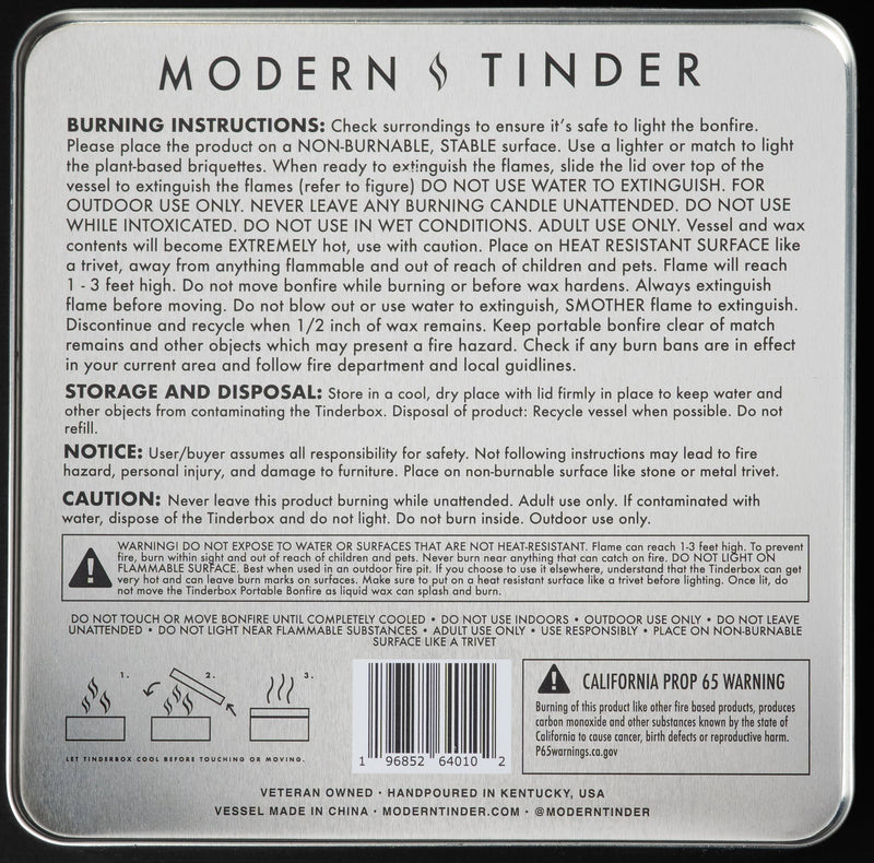 Tinderbox Portable Bonfire