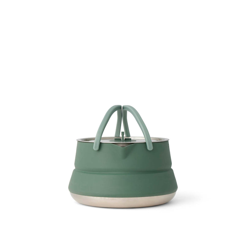 Detour Collapsible Kettle | 1.6L Stainless Steel & Silicone | Collapses to 2.5 Inches