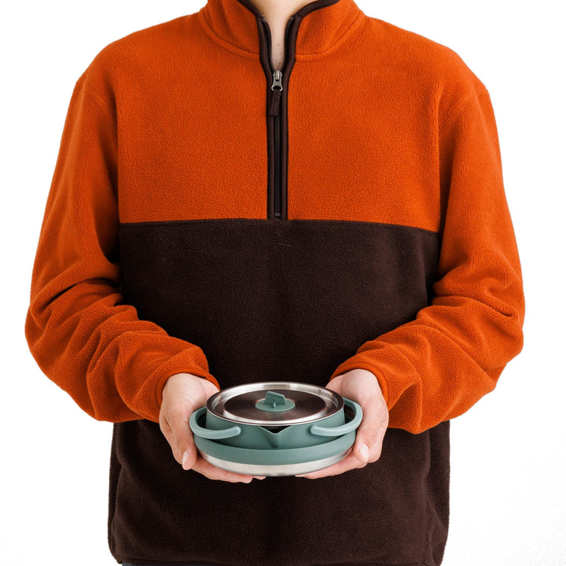 Detour Collapsible Kettle | 1.6L Stainless Steel & Silicone | Collapses to 2.5 Inches