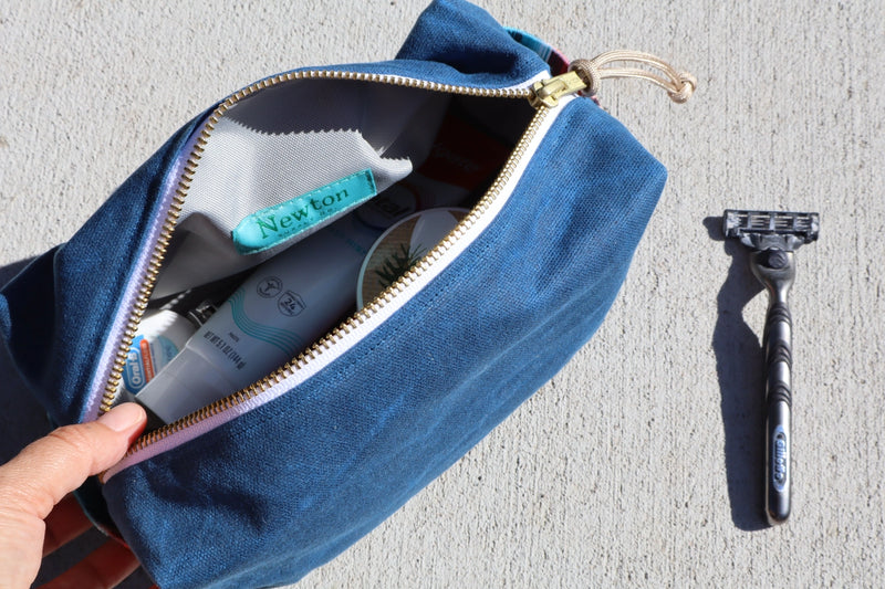 Waxed Canvas Dopp Kit