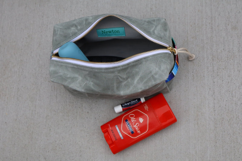 Waxed Canvas Dopp Kit