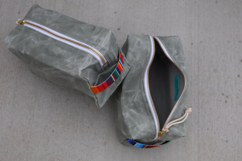 Waxed Canvas Dopp Kit