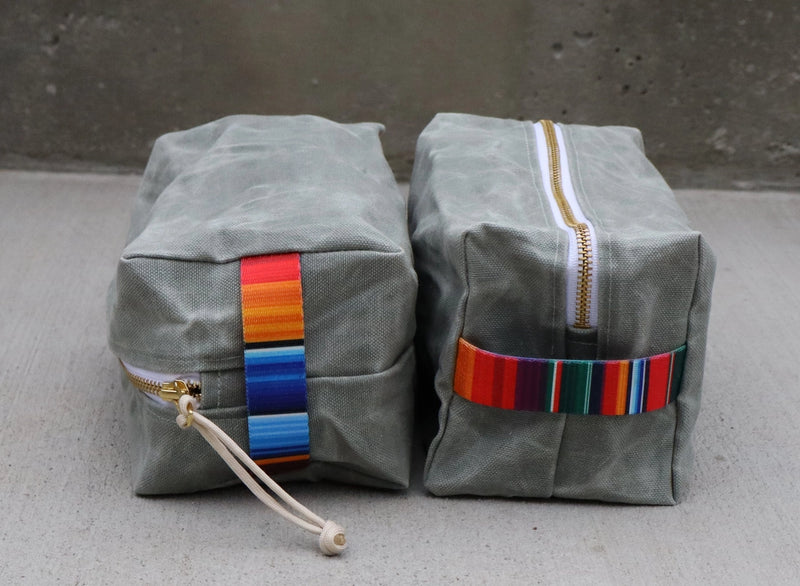 Waxed Canvas Dopp Kit