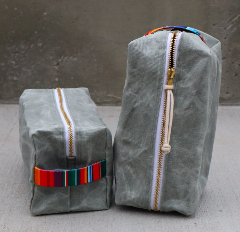 Waxed Canvas Dopp Kit
