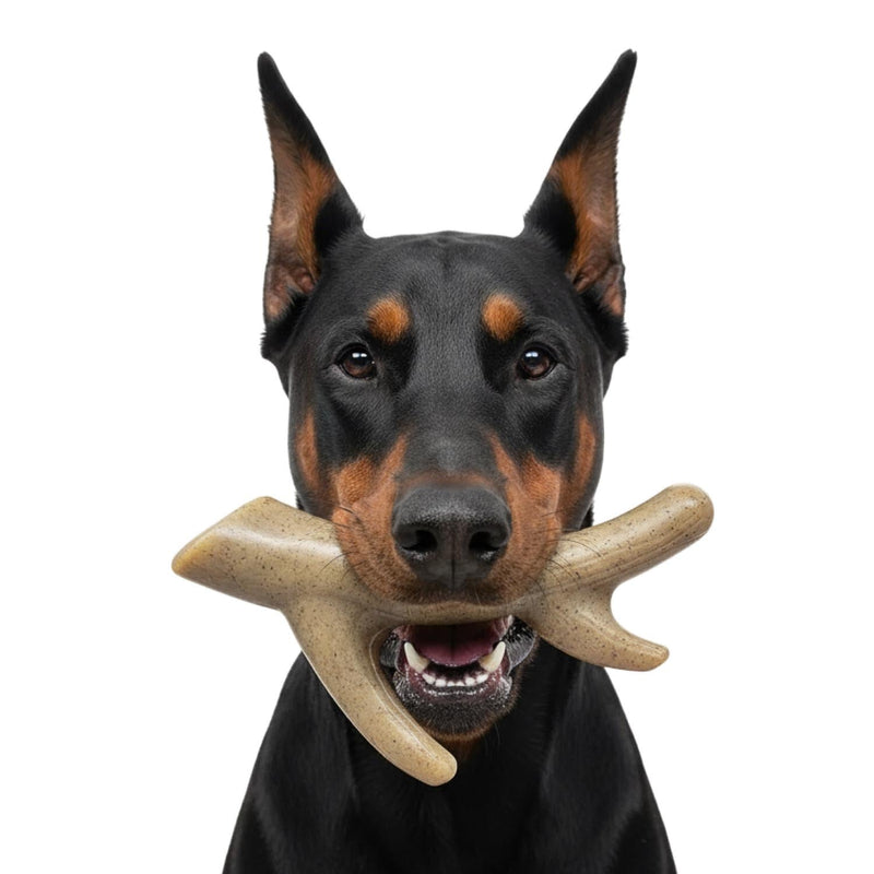 Ever Antler Nylon Chew Bone | Elk Antler Shaped Dog Toy | Made in USA