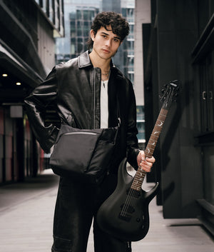 Flow Satchel | 10L Curved Crossbody | Padded Laptop Sleeve | Recycled Ripstop