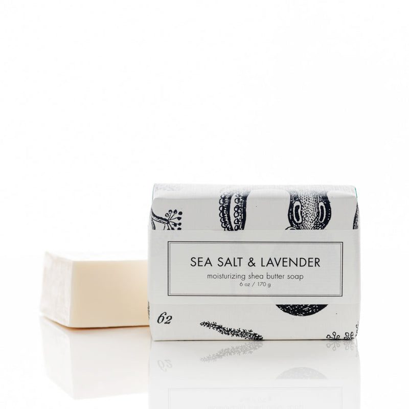Sea Salt & Lavender Shea Butter Soap | Handmade in Colorado | Small Batch