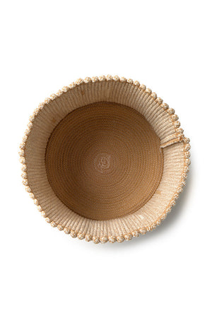 Handloom Basket | Vertical Natural | Ø1'2" x 10"