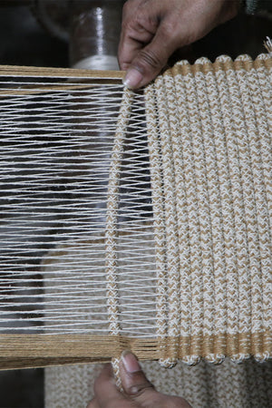 Handloom Basket | Vertical Natural | Ø1'2" x 10"