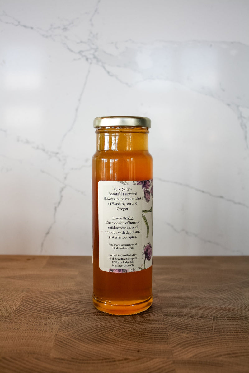 Mountain Fireweed Raw Honey | The Champagne of Honeys