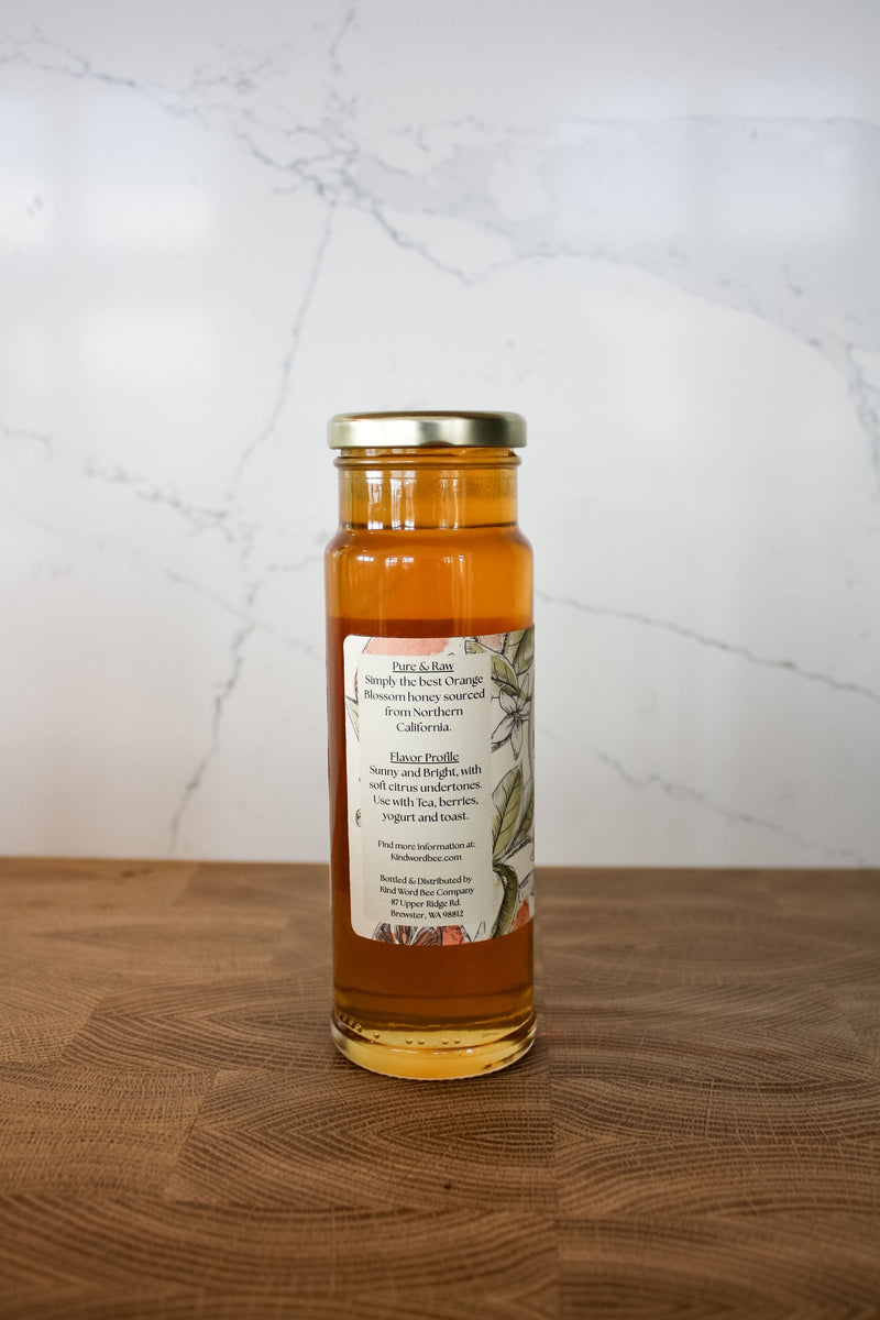 Northern California Orange Blossom Raw Honey | Single Source