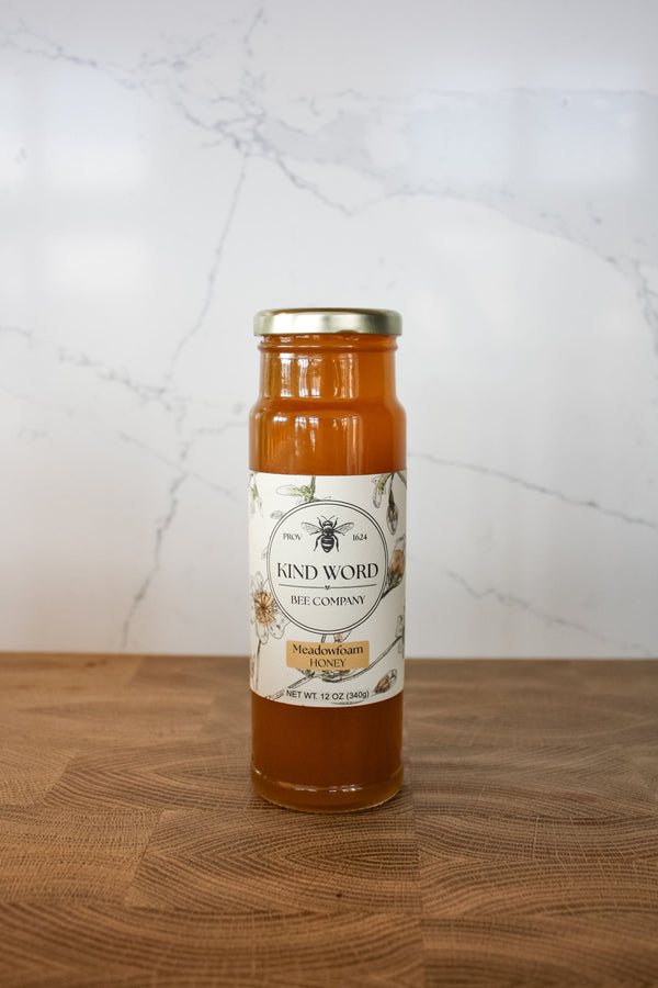 Sleeping Bear Farms Meadowfoam Honey — rare, creamy, vanilla and toasted sugar