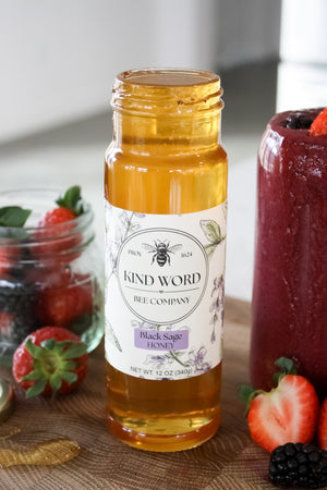 High Desert Black Sage Raw Honey | Rare Single Source