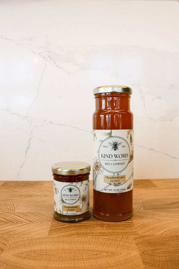 Sleeping Bear Farms Meadowfoam Honey — rare, creamy, vanilla and toasted sugar