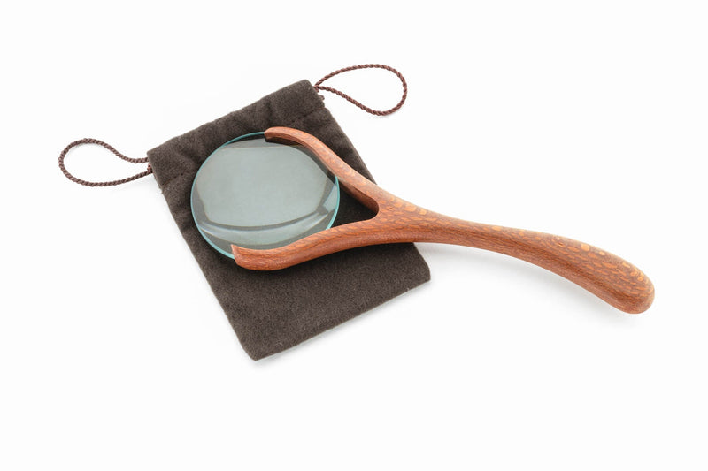 Magnifying Glass | 3x Magnification | Exotic Hardwood | Handmade in Rhode Island