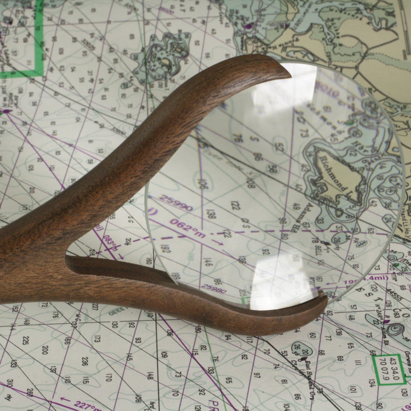Magnifying Glass | 3x Magnification | Exotic Hardwood | Handmade in Rhode Island