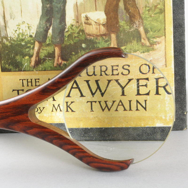 Magnifying Glass | 3x Magnification | Exotic Hardwood | Handmade in Rhode Island