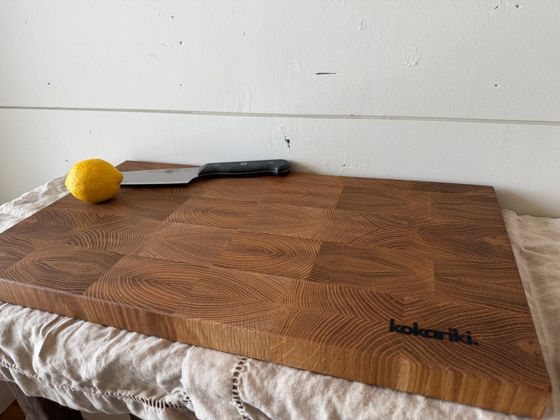 Chef’s Cutting Board — White Oak End Grain