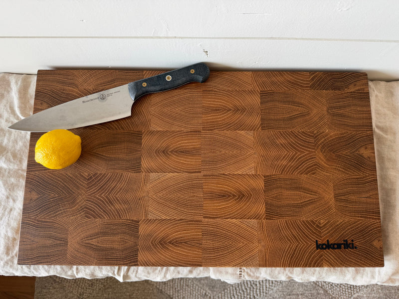 Chef’s Cutting Board — White Oak End Grain