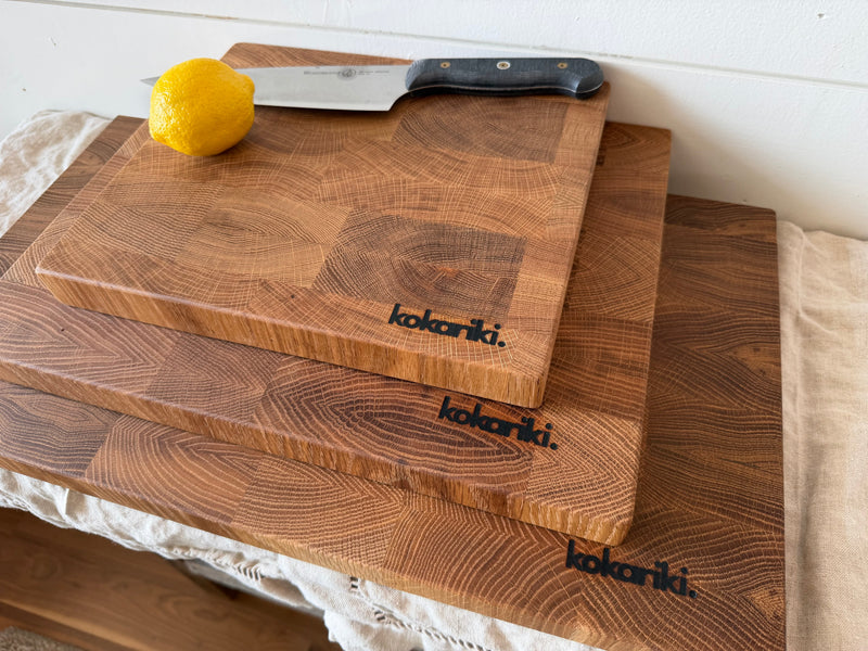 Chef’s Cutting Board — White Oak End Grain