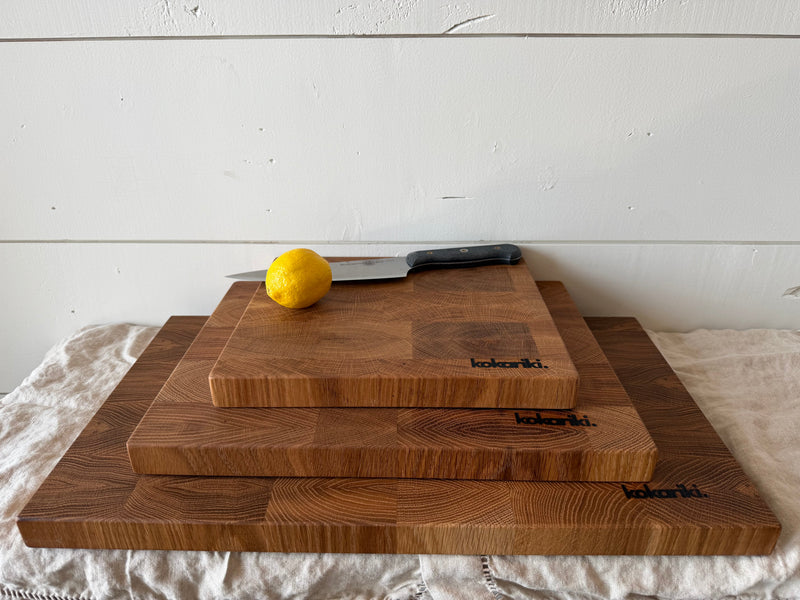 Chef’s Cutting Board — White Oak End Grain