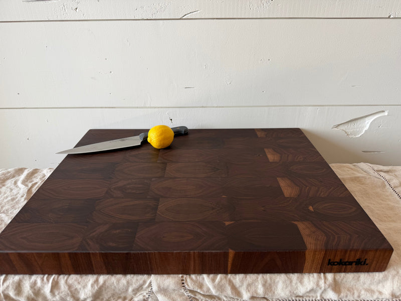 Chef’s Chopping Block — Black Walnut End Grain