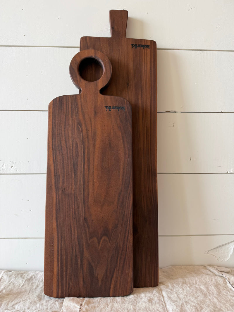 The Plank Serving Board — Black Walnut