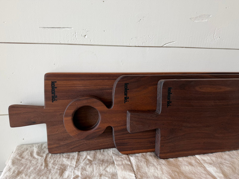 The Plank Serving Board — Black Walnut